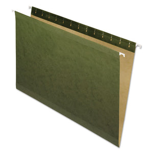 ESPFX4153 - Hanging File Folders, No Tabs, Legal, Standard Green, 25-box