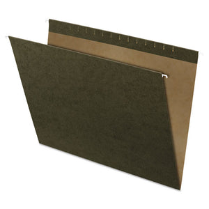 ESPFX4158 - X-Ray Hanging File Folders, Standard Green, 25-box