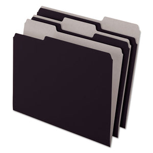 ESPFX421013BLA - Interior File Folders, 1-3 Cut Top Tab, Letter, Black 100-box