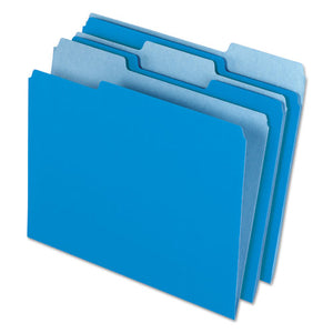 ESPFX421013BLU - Interior File Folders, 1-3 Cut Top Tab, Letter, Blue 100-box