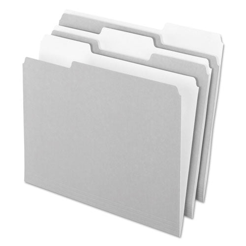 ESPFX421013GRA - Interior File Folders, 1-3 Cut Top Tab, Letter, Gray, 100-box