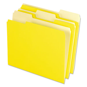 ESPFX421013YEL - Interior File Folders, 1-3 Cut Top Tab, Letter, Yellow, 100-box