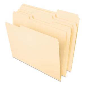 ESPFX421013 - Interior File Folders, 1-3 Cut Top Tab, Letter, Manila 100-box