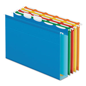 ESPFX42700 - Ready-Tab Hanging File Folders, 2" Capacity, 1-5 Tab, Letter, Assorted, 20-box