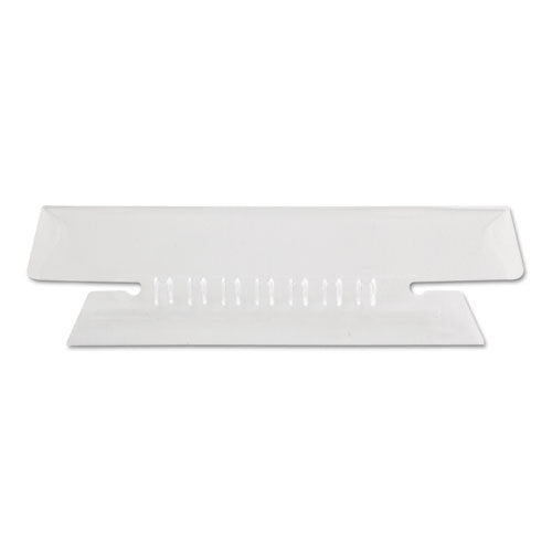 ESPFX4312 - Hanging File Folder Tabs, 1-3 Tab, 3 1-2 Inch, Clear Tab-white Insert, 25-pack