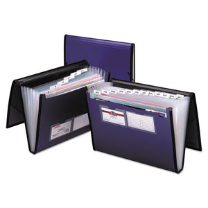 ESPFX52670 - Professional Expanding Document Organizer, Letter, 7 Pockets, Blue