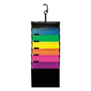 ESPFX52891 - Desk Free Hanging 6-Pocket Organizer W-case, 1-3 Tab, Letter, Poly, Asstorted