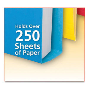 Double Stuff File Folders, 1-3-cut Tabs, Letter Size, Assorted, 24-pack