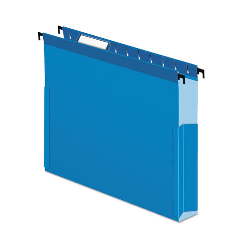 ESPFX59203 - Surehook Reinforced Hanging Box Files, 3" Exp With Sides, Letter, Blue, 25-box