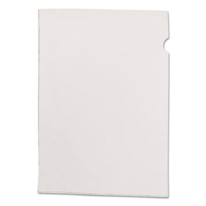 ESPFX61004 - See-In File Jackets, Letter, Vinyl, Clear, 50-box