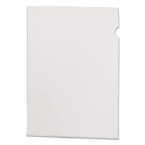 ESPFX61004 - See-In File Jackets, Letter, Vinyl, Clear, 50-box