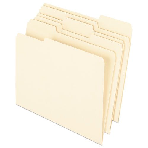 ESPFX74520 - Earthwise By Pendaflex Recycled Paper File Folder, 1-3 Cut, Ltr, Manila, 100-bx