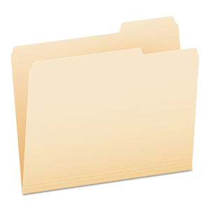 ESPFX752133 - File Folders, 1-3 Cut, Third Position, Top Tab, Letter, Manila, 100-box