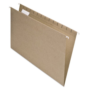 Earthwise By Pendaflex 100% Recycled Colored Hanging File Folders, Legal Size, 1-5-cut Tab, Natural, 25-box
