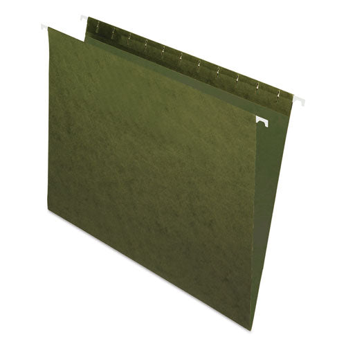 ESPFX81600 - Standard Green Hanging Folders, Untabbed, Letter, 25-box