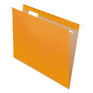 ESPFX81607 - Colored Hanging Folders, 1-5 Tab, Letter, Orange, 25-box