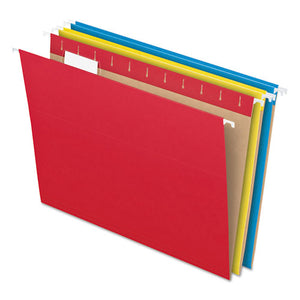 ESPFX81612 - Colored Hanging Folders, 1-5 Tab, Letter, Assorted Colors, 25-box