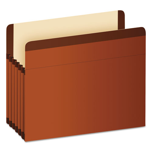 ESPFX85545 - Premium Reinforced 5-Pocket Expanding File Pockets, Straight Cut, Letter, Brown