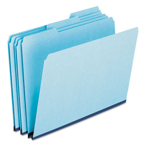 ESPFX9200T13 - Pressboard Expanding File Folders, 1-3 Cut Top Tab, Letter, Blue, 25-box