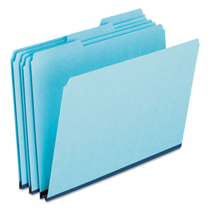 ESPFX9300T13 - Pressboard Expanding File Folders, 1-3 Cut Top Tab, Legal, Blue, 25-box