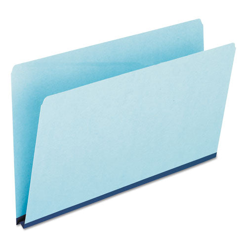 ESPFX9300 - Pressboard Expanding File Folders, Straight Cut, Top Tab, Legal, Blue, 25-box