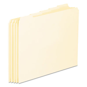 ESPFXEN205 - Top Tab File Guides, Blank, 1-5 Tab, 18 Point Manila, Letter, 100-box