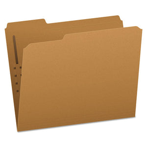 ESPFXFK211 - Kraft Fastener Folders, 1 Fastener, 1-3 Cut Tabs, Letter, 50-box