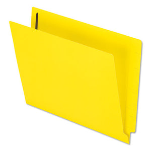 ESPFXH10U13Y - Reinforced End Tab Expansion Folders, Two Fasteners, Letter, Yellow, 50-box