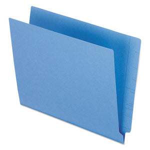 ESPFXH110DBL - Reinforced End Tab Folders, Two Ply Tab, Letter, Blue, 100-box