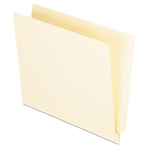 ESPFXH110 - Straight Cut End Tab Folders, One Ply, Straight Cut, Letter, Manila, 100-box