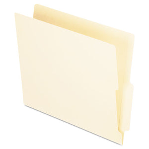 ESPFXH114D - End Tab Folders, Straight Cut Tab, Two Ply, Letter, Manila, 100-box