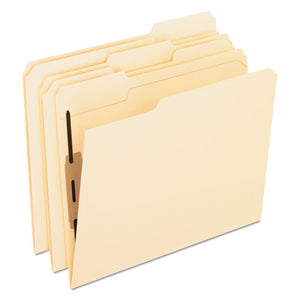 ESPFXM13U13 - Folders With Two Bonded Fasteners, 1-3 Cut Top Tab, Letter, Manila, 50-box