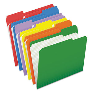 ESPFXR15213ASST - Reinforced Top Tab File Folders, 1-3 Cut, Letter, Assorted, 100-box