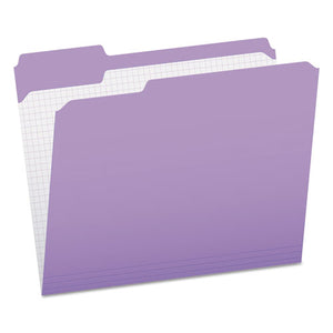 ESPFXR15213LAV - 2-PLY REINFORCED TOP TAB COLORED FILE FOLDERS, 1-3 CUT, LETTER, LAVENDER, 100-BX