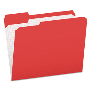 ESPFXR15213RED - Reinforced Top Tab File Folders, 1-3 Cut, Letter, Red, 100-box