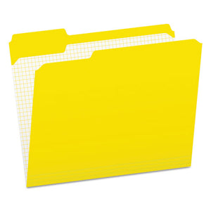 ESPFXR15213YEL - Reinforced Top Tab File Folders, 1-3 Cut, Letter, Yellow, 100-box