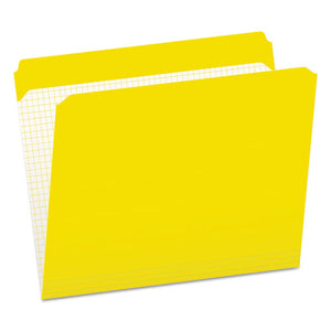 ESPFXR152YEL - Reinforced Top Tab File Folders, Straight Cut, Letter, Yellow, 100-box