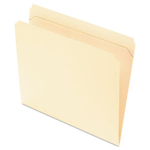 ESPFXR752 - Reinforced Top Tab File Folders, 11 Point Manila, Straight Cut, Letter, 100-box