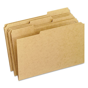 ESPFXRK15313 - Two-Ply Dark Kraft File Folders, 1-3 Cut Top Tab, Legal, Brown, 100-box