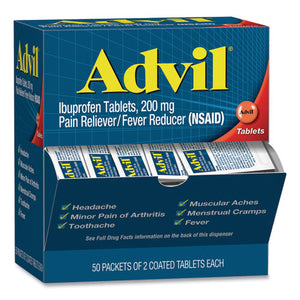 Ibuprofen Tablets, Two-packs, 50 Packs-box