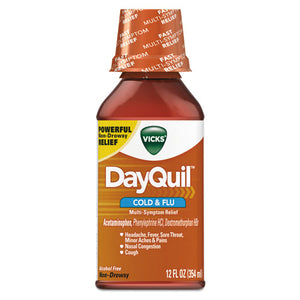 ESPGC01436 - Dayquil Cold & Flu Liquid, 12 Oz Bottle, 12-carton