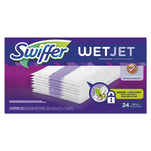 ESPGC08443CT - Wetjet System Refill Cloths, 11.3" X 5.4", White, 24-box, 4-ctn