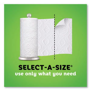 Select-a-size Kitchen Roll Paper Towels, 2-ply, White, 5.9 X 11, 74 Sheets-roll