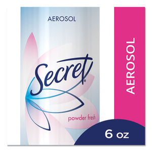 Aerosol Spray Antiperspirant And Deodorant, Powder Fresh, 6 Oz Aerosol Spray Can, 12-carton