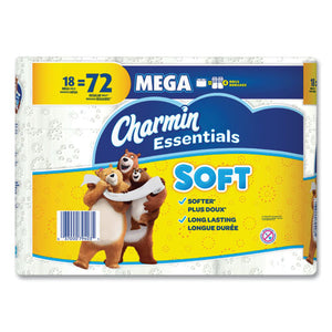 Essentials Soft Bathroom Tissue, Septic Safe, 2-ply, White, 4 X 3.92, 352 Sheets-roll, 18-pack