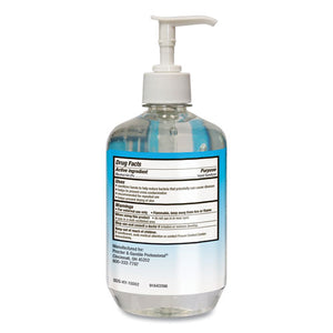Hand Sanitizer Gel, 18 Oz Pump Bottle, Fragrance-free, 12-carton