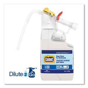 Dilute 2 Go, Comet Deep Clean For Restrooms, Fresh Scent, , 4.5 L Jug, 1-carton