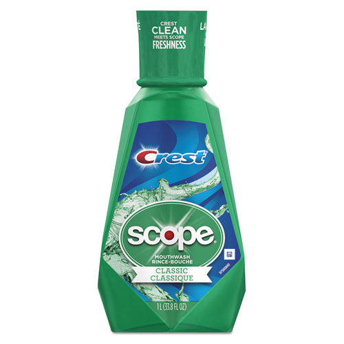 ESPGC95662EA - Crest + Scope Mouth Rinse, Classic Mint, 1 L Bottle