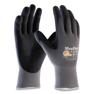 Endurance Seamless Knit Nylon Gloves, X-large, Gray-black, 12 Pairs