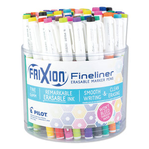 Frixion Erasable Stick Marker Pen, 0.6 Mm, Assorted Ink-barrel, 72-tub